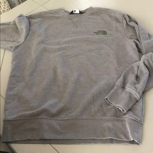 The North Face Sweaters - Grey north face crew neck The North Face Sweaters - Grey north face crew neck